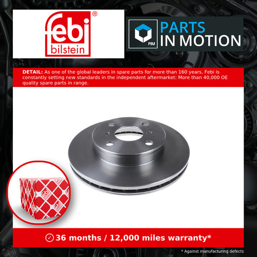 Brake discs pair - brake, vented