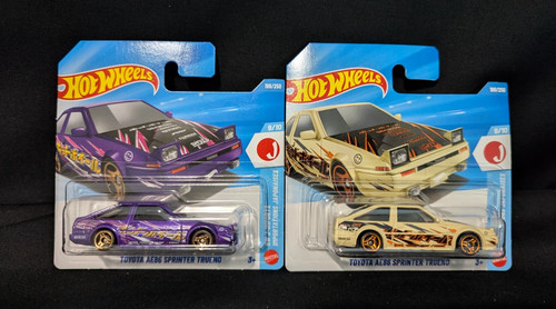 Hot wheels pair toyota ae86 - wheels,